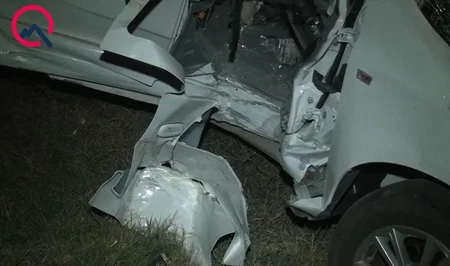 В Бардинском районе Chevrolet врезался в бетонное ограждение: пострадал пассажир