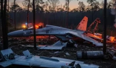 В индийском штате Ассам разбился военный истребитель Су-30МКИ: оба лётчика погибли
