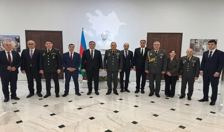 Делегация Минобороны Азербайджана посетила посольство в Казахстане