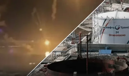 Силы обороны Украины нанесли удары по нефтяному терминалу в России