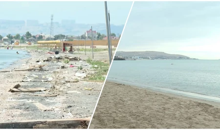 Побережье Каспия в Баку: от грязного Говсана до ухоженного Шихово