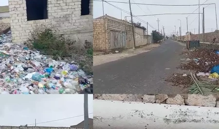 Антисанитарная ситуация в поселке Тюркян устраняется