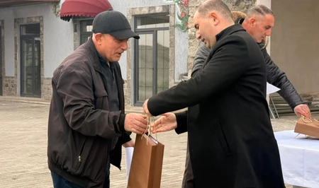 Очередная группа переселенцев прибыла в зангиланское село Мамедбейли, им вручены ключи от домов