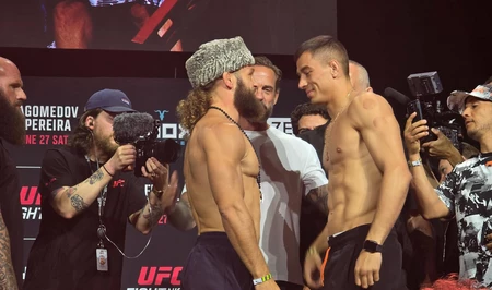Перед UFC Fight Night в Баку состоялись торжественная церемония взвешивания и битва взглядов