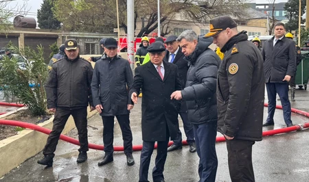 Кямаледдин Гейдаров прибыл на место подтопления в бакинском поселке