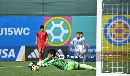 Азербайджан обыграл Израиль на чемпионате мира FIFA U-15 в Баку