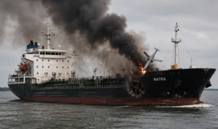 У берегов Одессы беспилотники атаковали сухогруз с азербайджанскими моряками
