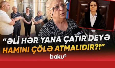 В Баку судья требует выселить из дома семью, которая проживает в нем около 70 лет