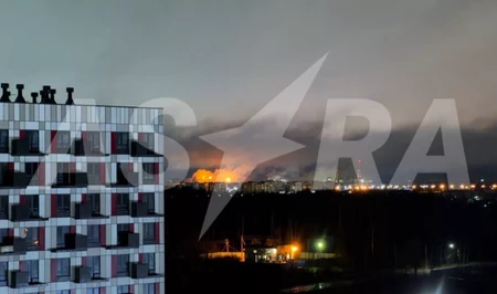 В Великом Новгороде атакован завод минеральных удобрений «Акрон», возник пожар