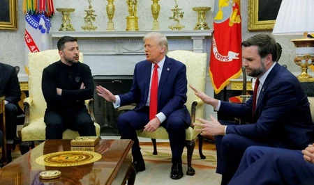 Вэнс о встрече лидеров США и Украины, двуличии Европы и возможности продолжения переговоров