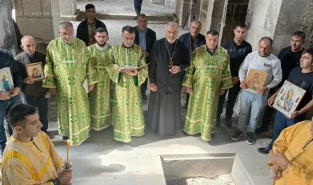 Члены Албано-удинской христианской общины посетили древний монастырь Агоглан в Лачыне