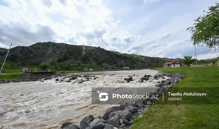 Уровень воды в реках Азербайджана продолжает расти