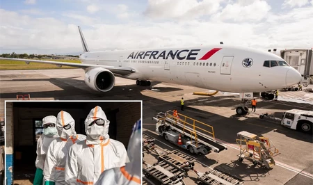 Самолет Air France с пассажиром из ДРК не пустили в США на фоне вспышки Эболы