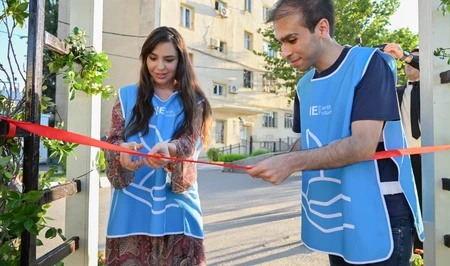 При участии Лейлы Алиевой в Евлахе сдан в эксплуатацию благоустроенный квартал