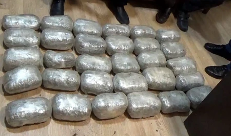 В Астаре задержаны наркокурьеры с 62 кг марихуаны