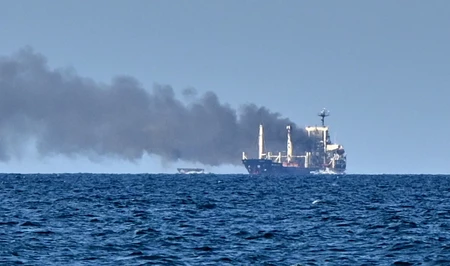 В Черном море повреждено судно с углем, следовавшее из США в Украину