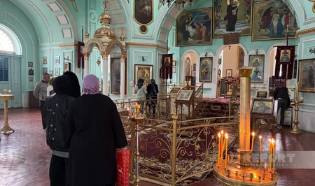 В Гяндже православные верующие отмечают Пасху