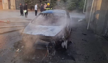 В Баку задержан соучастник поджога автомобиля директора школы
