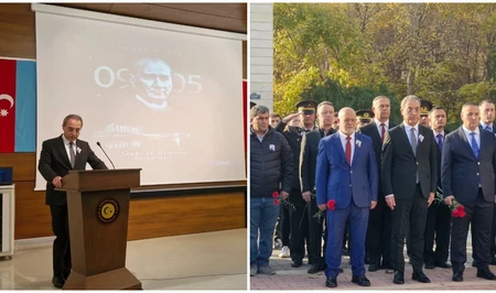 В Нахчыване почтили память великого лидера турецкого народа Мустафы Кемаля Ататюрка
