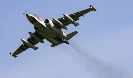 В России упал Су-25, летчик жив