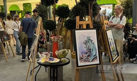 В Тбилиси открылась выставка работ азербайджанских, грузинских и иранских художников
