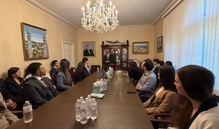 В посольстве Азербайджана в США прошла встреча с членами международной студенческой ассоциации