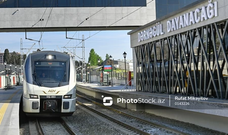 На Абшеронской кольцевой железной дороге открылась остановка «Дарнагюль»