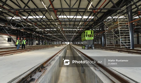 Электродепо «Дярнягюль» бакинского метрополитена частично введено в эксплуатацию