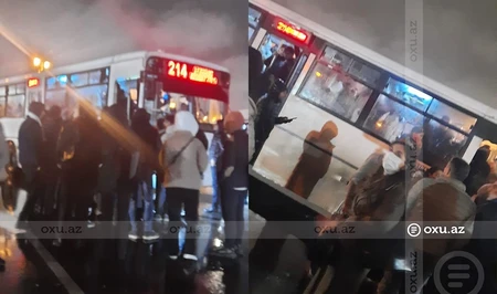 Транспортный коллапс в Баку: горожане часами ждут автобус №214