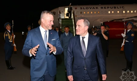 Президент Словакии Петер Пеллегрини прибыл с официальным визитом в Азербайджан