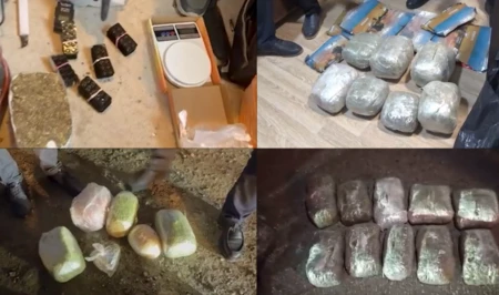 В Азербайджане задержаны наркокурьеры с 40 кг запрещенных веществ