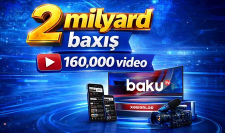 YouTube-канал Baku TV набрал более 2 миллиардов просмотров