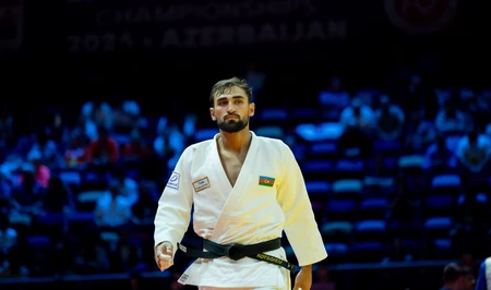 Азербайджанский дзюдоист Зелим Коцоев успешно стартовал на чемпионате мира в Баку