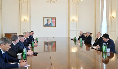 Президент Ильхам Алиев принял председателя Палаты представителей Национального собрания Беларуси