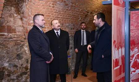 Президенты Азербайджана и Словакии посетили замок Девин в Братиславе