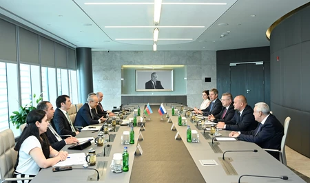 Министр экономики Азербайджана провел встречу с вице-губернатором Астраханской области РФ