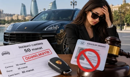 Не заплатила 50 манатов — лишилась прав на полгода: случай в Баку