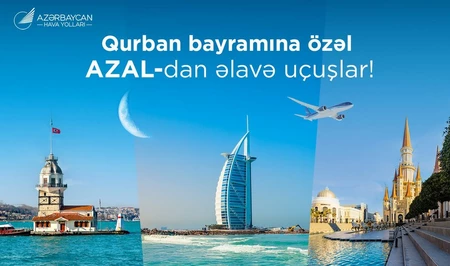 AZAL увеличит число рейсов на праздник Гурбан байрамы