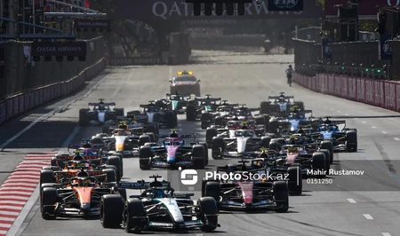 Пилот Williams попал в аварию и сошел с дистанции на Гран-при Азербайджана