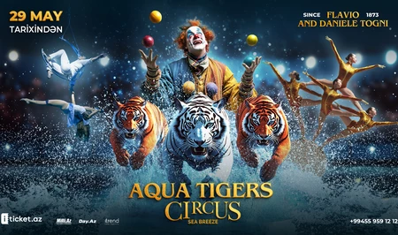 «Аква цирк с тиграми» откроет летний сезон на арене Circus Sea Breeze