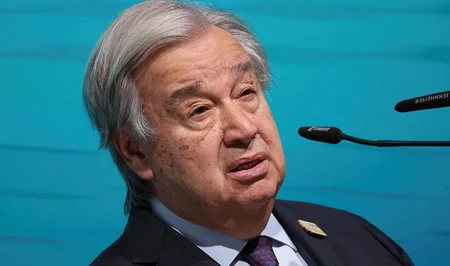 Haber Global: Антониу Гутерриш обратился к миру из Баку