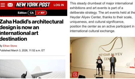 Американское издание New York Post высоко оценило культурную роль Центра Гейдара Алиева