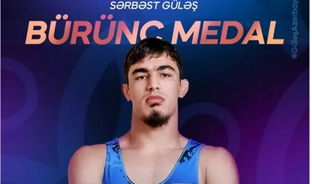 Азербайджанский борец взял бронзу чемпионата мира в Сербии