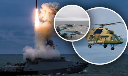 Атака БПЛА на Россию: поражены ракетоносители, истребитель Су-33 и вертолет Ми-8