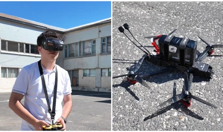 Десятиклассник из Сумгайыта самостоятельно собрал FPV-дрон с цифровой системой передачи видео