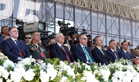 Закир Гасанов принял участие в открытии IDEF-2025 в Стамбуле
