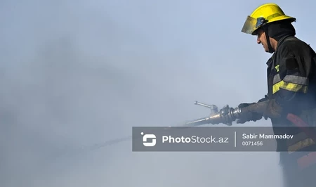 В одном из исправительных учреждений Баку вспыхнул пожар