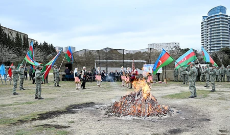 В азербайджанской армии прошли мероприятия к праздникам Новруз и Рамазан