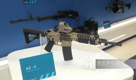 Азербайджан представил новый автомат AZ-4 на выставке ADEX-2026