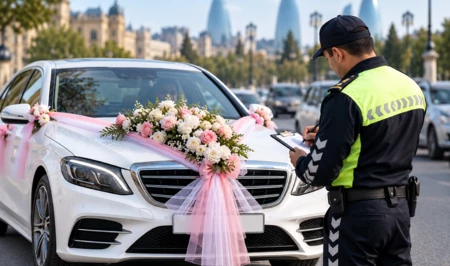 Украсил машину к свадьбе — получил штраф? Водителей Азербайджана предупредили